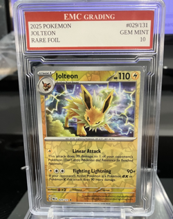 JOLTEON 2025 FOIL #029/131 Pokemon Card GRADED 10 TCG CCG - Image 1