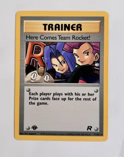 Here Comes Team Rocket! 2000 Pokemon Team Rocket 1st Edition Rare #71/82 * NM - Image 1