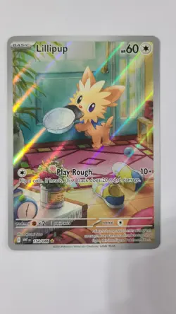 2025 Pokemon White Flare #154/086 Lillipup Illustration Rare - Image 1