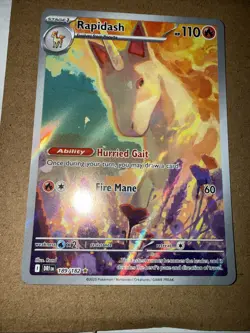Rapidash 189/182 Sv10: Destined Rivals Holo Pokemon TCG - Image 3