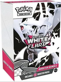 Pokemon White Flare Booster Bundle - 6 Packs Pokemon - Factory Sealed - Image 1