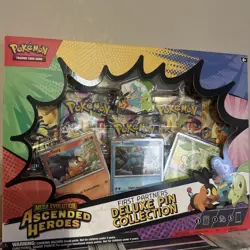 Pokemon Ascended Heroes First Partner Deluxe Pin Collection Sealed New - Image 2