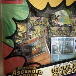 Pokemon Ascended Heroes First Partner Deluxe Pin Collection Sealed New - Image 3