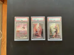 Pokemon Japanese 151 PSA 10 Charizard 201, Charmander 168, Charmeleon 169 ALL 3 - Image 1