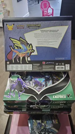 Pokemon TCG Zacian LV X Celebrations Deluxe Pin Collection Box Factory Sealed! - Image 2