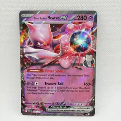 🔥Team Rocket's Mewtwo ex - 079/217 ME: Ascended Heroes Pokemon NM Holo - Image 1