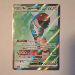 The Pokemon Company Orthworm EX 162/142 Secret Rare Full Art Holo Stellar Crown - Image 1