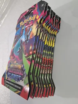 10X POKEMON TCG: MEGA EVOLUTION Phantasmal Flames Booster Pack (Factory Sealed) - Image 2