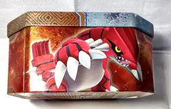 Pokemon TCG Tin featuring KYOGRE-EX (2015) LEGENDS OF HOENN - TIN ONLY - Image 4