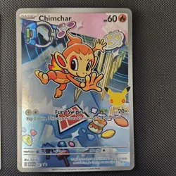 Pokemon First partners Series 1 Turtwig Piplup Chimcar Illustration Promo Set NM - Image 4