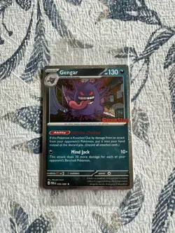 Pokemon TCG Gengar GameStop Promo Sealed Exclusive Limited In Stores - Image 1