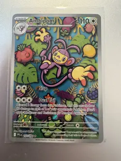 Ambipom 107/094 Pokemon Phantasmal Flames Illustration Rare - Image 1