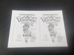 Pokemon Pokedex Onix & Marowak Flash Edition Gold Star Holo Sticker Gradeable - Image 2