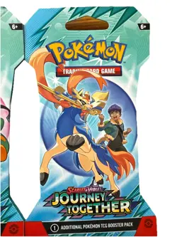 Pokemon Scarlet And Violet Journey Together Booster Packs, Sealed 4 Packs - Image 3