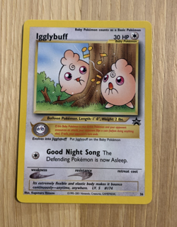 Pokemon - Igglybuff Black Star Promo # 36 NM - Image 1