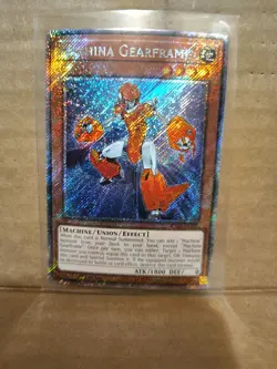 Yu-Gi-Oh Machina Gearframe RA03-EN234 Platinum Secret Rare - Image 1