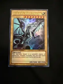 Yugioh Blue-Eyes White Dragon JUMP-EN068 Ultra Rare Limited Edition NM - Image 1