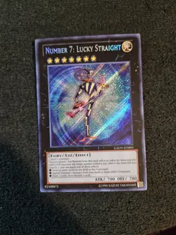 Number 7: Lucky Straight - GAOV-EN091 - Secret Rare (LP) - Unlimited Edition YGO - Image 1