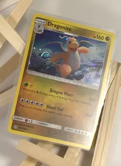 Dragonite Sun & Moon 96/149 Cosmos HD SWIRL Holo Near Mint - Image 1