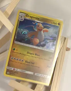 Dragonite Sun & Moon 96/149 Cosmos HD SWIRL Holo Near Mint - Image 2