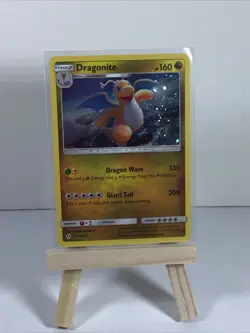 Dragonite Sun & Moon 96/149 Cosmos HD SWIRL Holo Near Mint - Image 4
