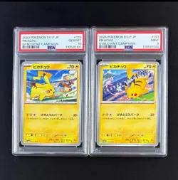 PSA 9 Pikachu SV-P Gym Event 2023 2024 Promo Set Pokemon Card Japanese - Image 1