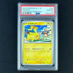 PSA 9 Pikachu SV-P Gym Event 2023 2024 Promo Set Pokemon Card Japanese - Image 3