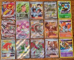 15x Pokemon Card Full Art Bundle TCG English/Japanese - Image 1