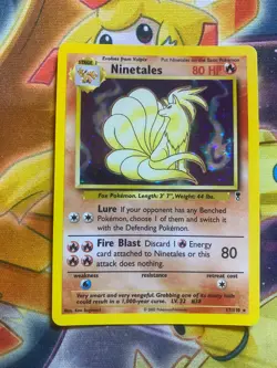NM (Holo) Pokemon NINETALES Card LEGENDARY COLLECTION Set 17/110 Ultra Rare - Image 1
