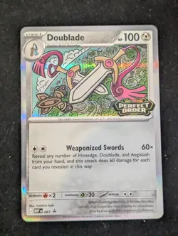 Doublade Perfect Order Pokemon Holo 067 Pre Release Promo Near Mint #44 - Image 1