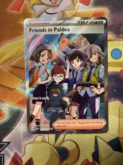 Friends in Paldea 137/131 SV Prismatic Evolutions Ultra Rare Pokemon Card - NM - Image 1