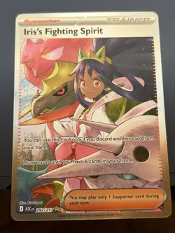 Pokemon TCG Iris's Fighting Spirit 292/217 Ascended Heroes Near Mint- Pack Fresh - Image 1