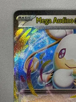 Pokemon Mega Audino EX 172/217 ASCEN Full Art Holo Rare 2016 270HP - Image 4