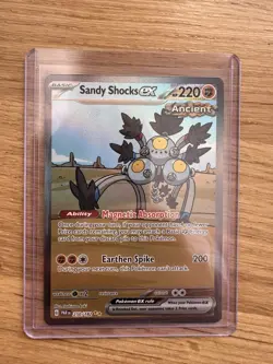 Pokemon TCG Sandy Shocks EX 250/182 Paradox Rift Special Illustration Rare - Image 1