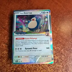 Pokemon TCG Snorlax Stamped Journey Together Sealed Prerelease - Image 1