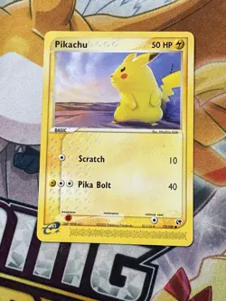 Pikachu 72/100 - EX Sandstorm Non-Holo Pokemon Card - MP - Image 1