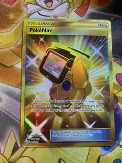 PokeNav - 181/168 - Pokemon Celestial Storm Sun & Moon Secret Rare Card - NM - Image 1