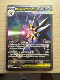 Pokemon TCG Mega Starmie EX 118/088 Special Illustration Rare Perfect Order NM/M - Image 1