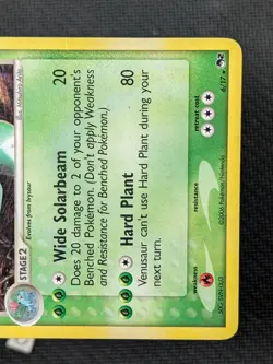Venusaur 6/17 - POP Series 2 Holo Rare Pokemon TCG MP - Image 5