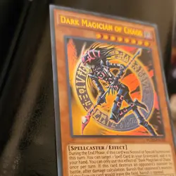 Konami Dark Magician of Chaos Ultra Rare YGLD-ENC02 Unlimited Legendary Decks - Image 2