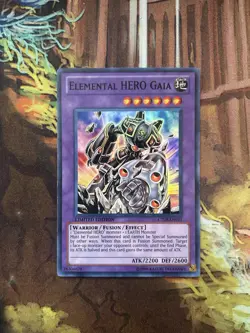 Yugioh Elemental HERO Gaia CT08-EN011 Super Rare Limited - VLP - Image 1