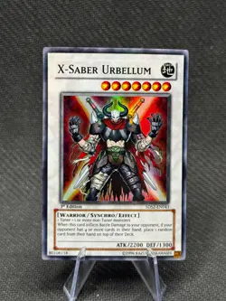 X-Saber Urbellum [1st Edition] 5DS2-EN043 YuGiOh Starter Deck: Yu-Gi-Oh! 5D's LP - Image 1
