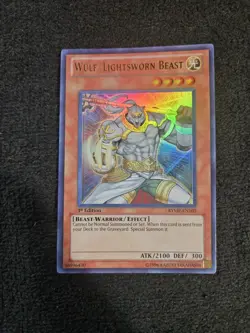 Yugioh Wulf, Lightsworn Beast RYMP-EN103 Ultra Rare 1st Edition - Image 1
