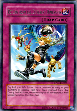 YuGiOh Return from the Different Dimension Rare CP04-EN009 - Image 1