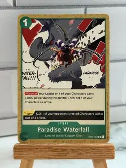 Paradise Waterfall Romance Dawn UC OP01-057 NM ONE PIECE TCG - Image 1