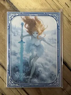 One Piece CCG Goddess Nami Metal Card - Ice Sword & Skulls - Image 1