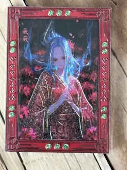 One Piece CCG Goddess Vivi Metal Card - Red Sparkle Windblown Kimono /138 - Image 1