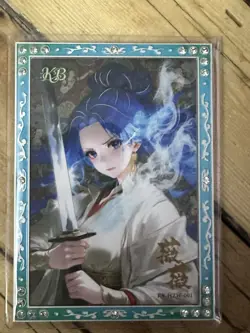 One Piece CCG Goddess Vivi Metal Card - Smoking Sword /16 - Image 1
