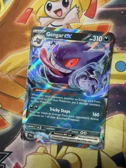 Pokemon Card - Gengar ex Temporal Forces 104/162 Ultra Rare - NM - Image 1