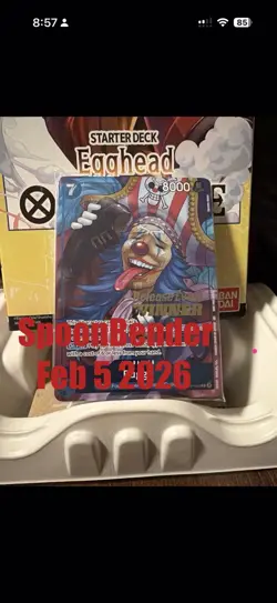 Buggy RARE GOLD WINNER RELEASE EVENT CHAMPIONSHIP ALT ART P-084 ONE PIECE TCG NM - Image 1